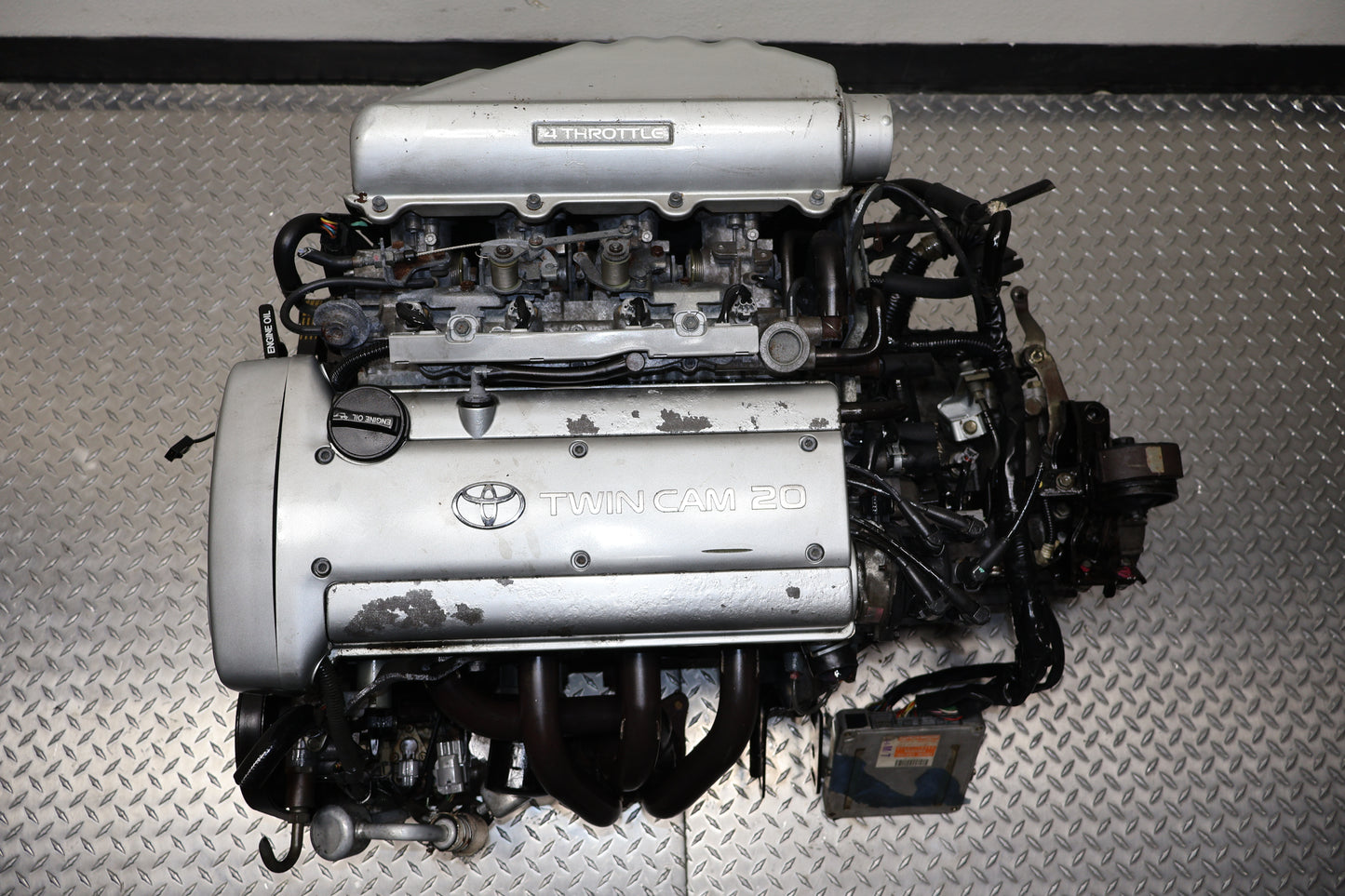 JDM Toyota 4AGE Silvertop 1.6L 20V Engine & 5-Speed Manual Trans