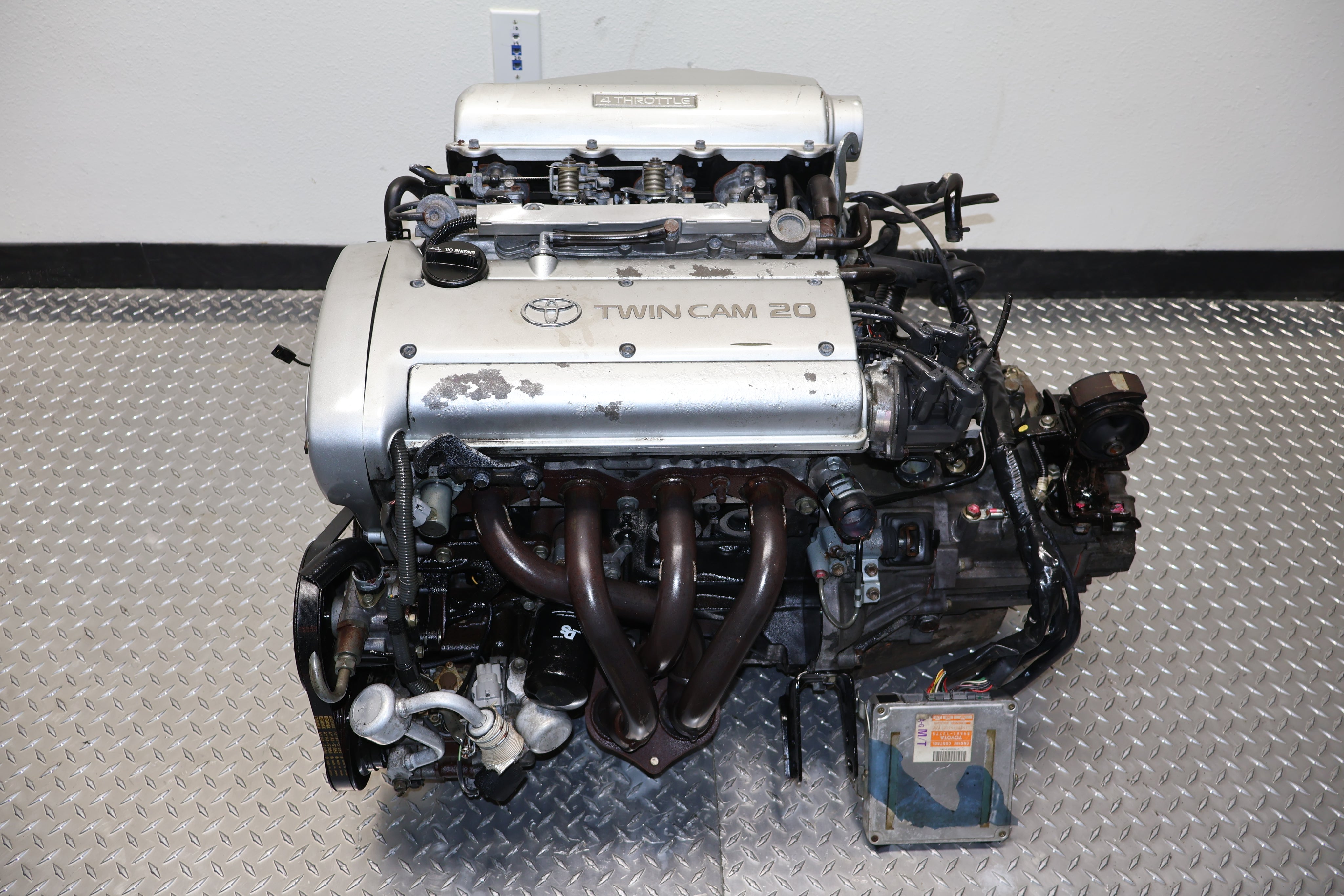 JDM Toyota 4AGE Silvertop 1.6L 20V Engine & 5-Speed Manual Trans – All ...