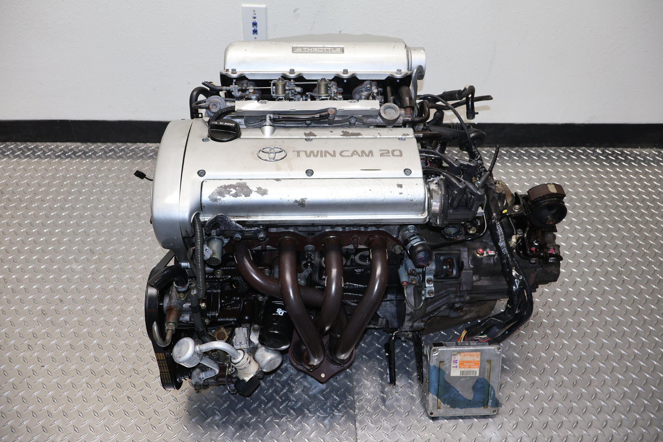 JDM Toyota 4AGE Silvertop 1.6L 20V Engine & 5-Speed Manual Trans – All ...