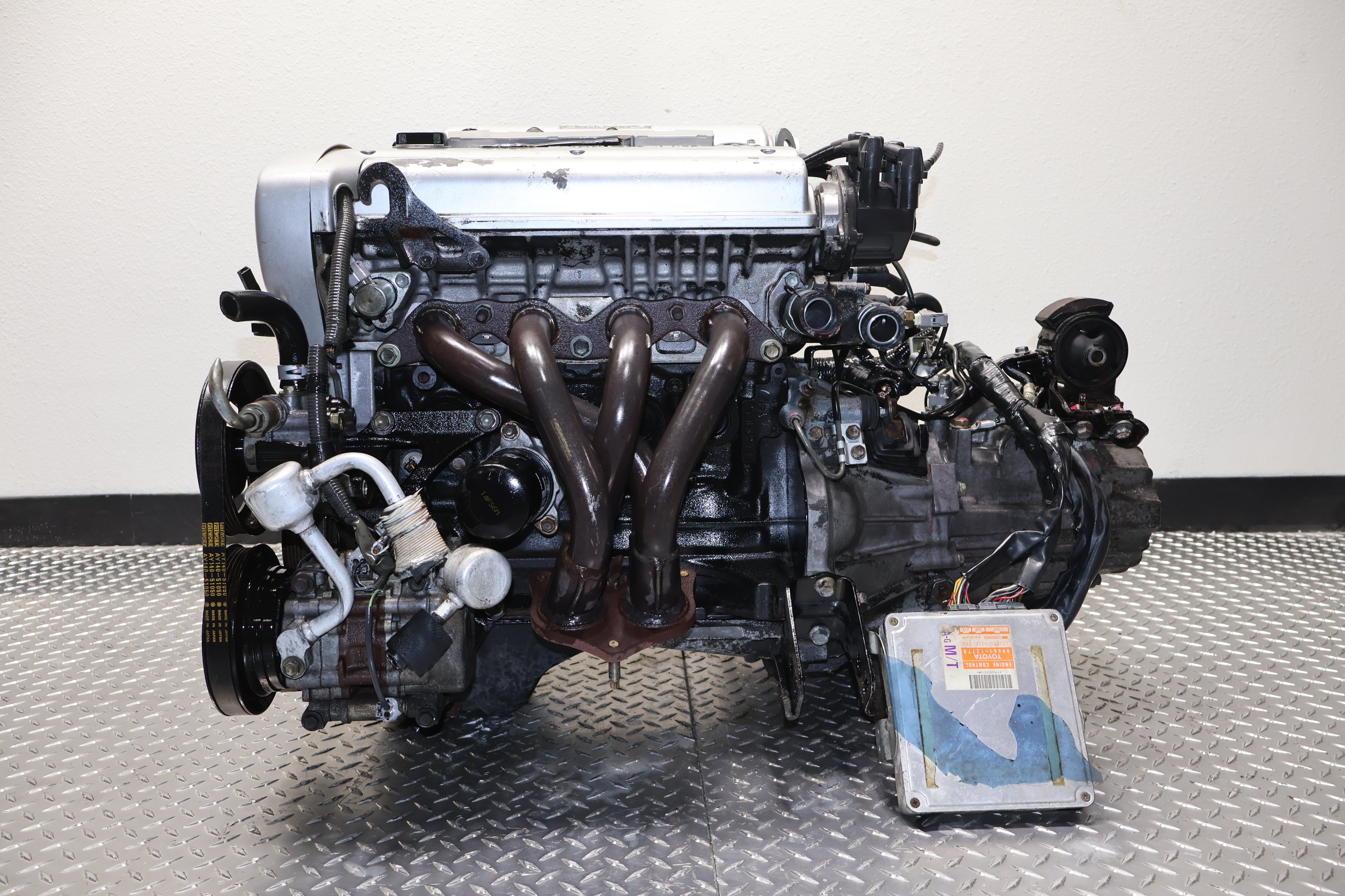JDM Toyota 4AGE Silvertop 1.6L 20V Engine & 5-Speed Manual Trans – All ...