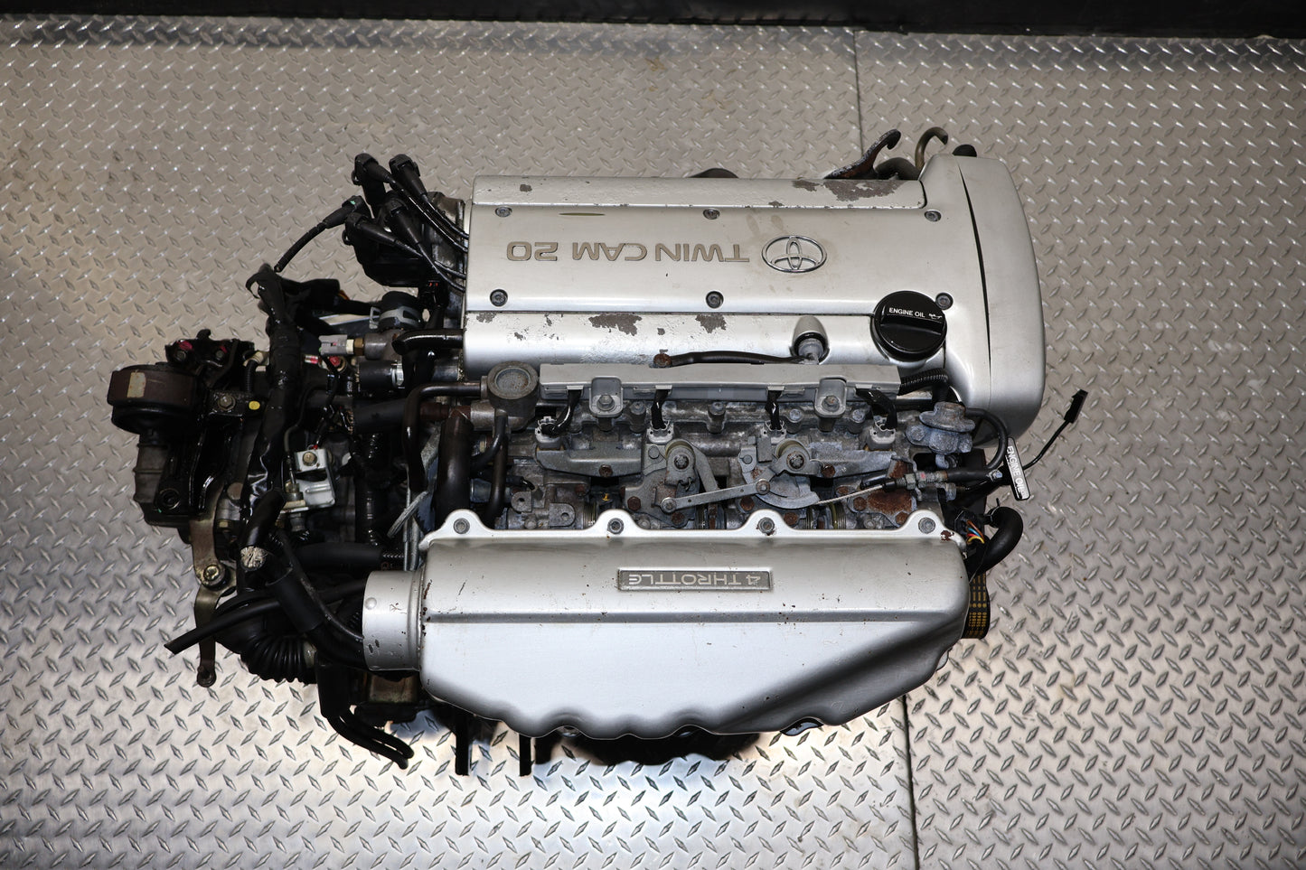 JDM Toyota 4AGE Silvertop 1.6L 20V Engine & 5-Speed Manual Trans