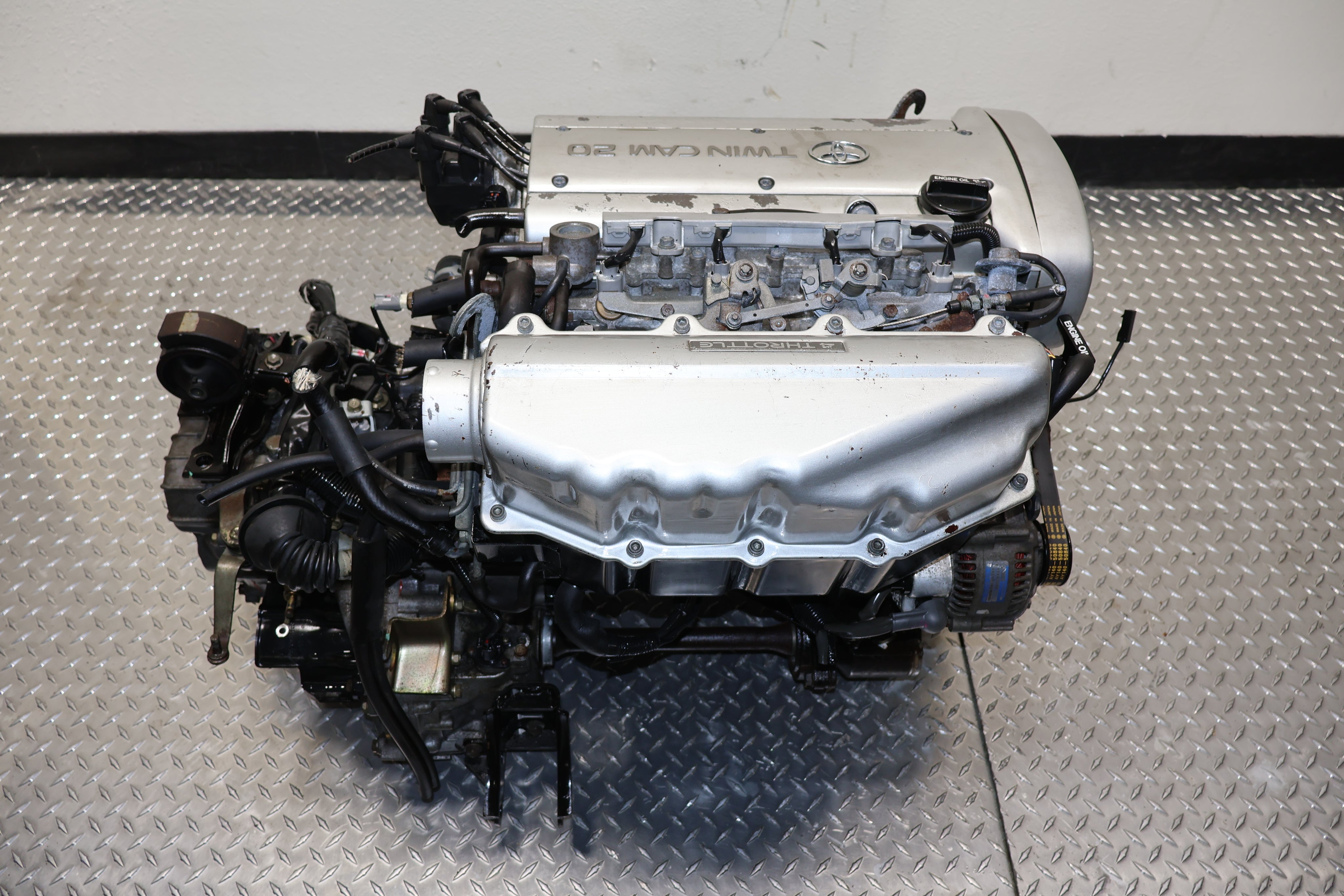 JDM Toyota 4AGE Silvertop 1.6L 20V Engine & 5-Speed Manual Trans – All ...