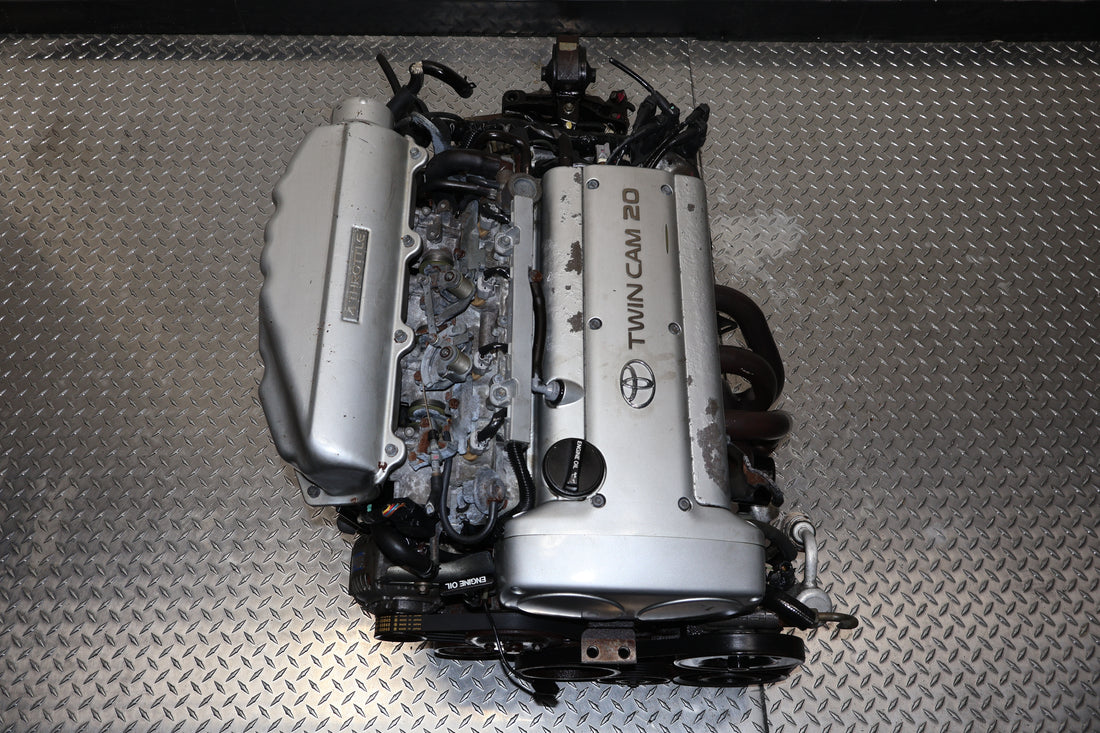 JDM Toyota 4AGE Silvertop 1.6L 20V Engine & 5-Speed Manual Trans – All ...