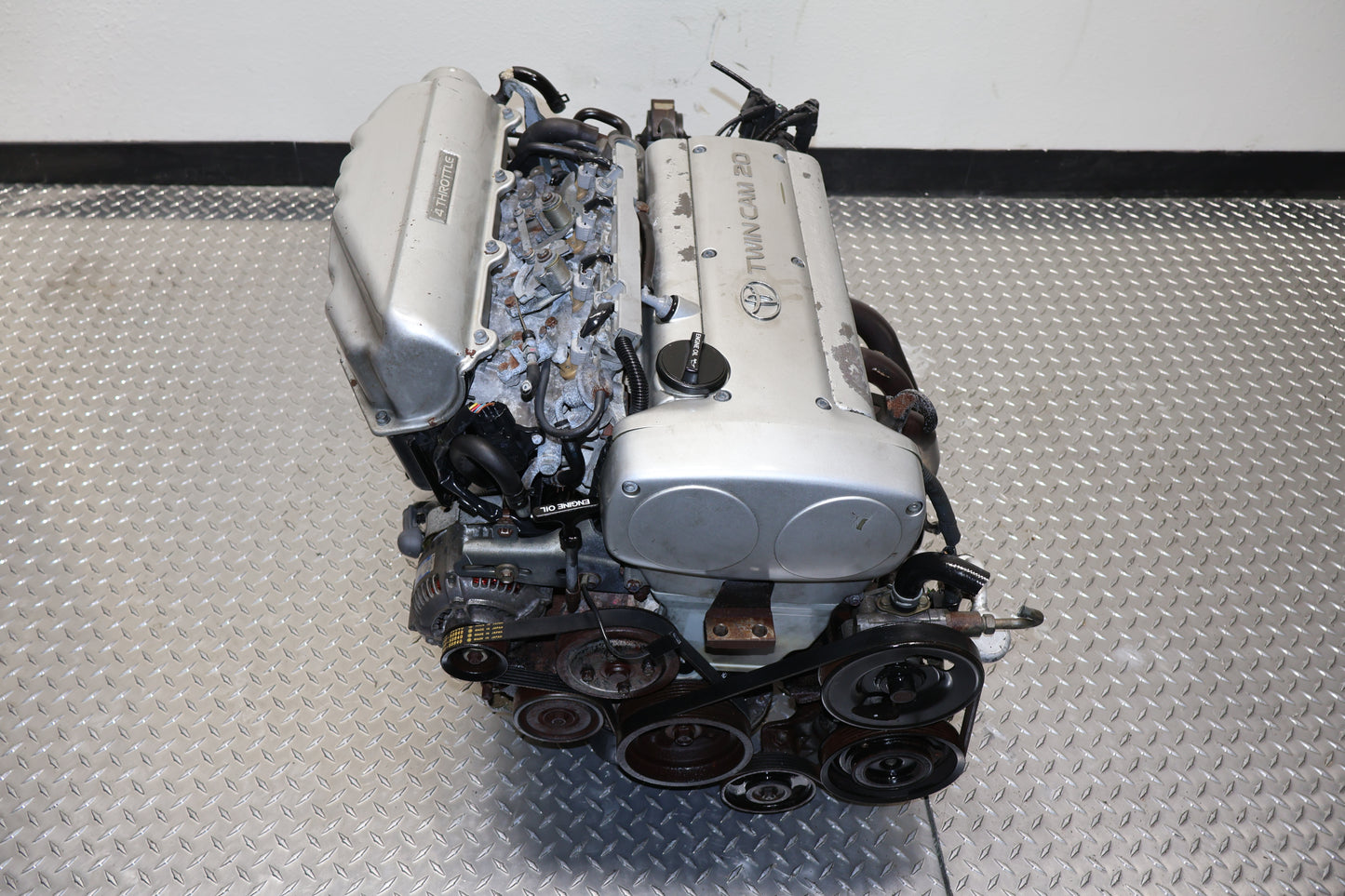 JDM Toyota 4AGE Silvertop 1.6L 20V Engine & 5-Speed Manual Trans
