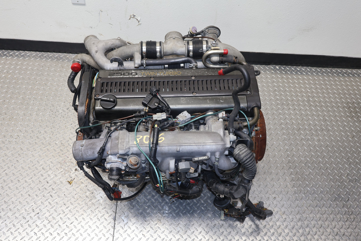 JDM Toyota 1JZ-GTE Non-VVTi Twin Turbo Engine – 2.5L Rear Sump