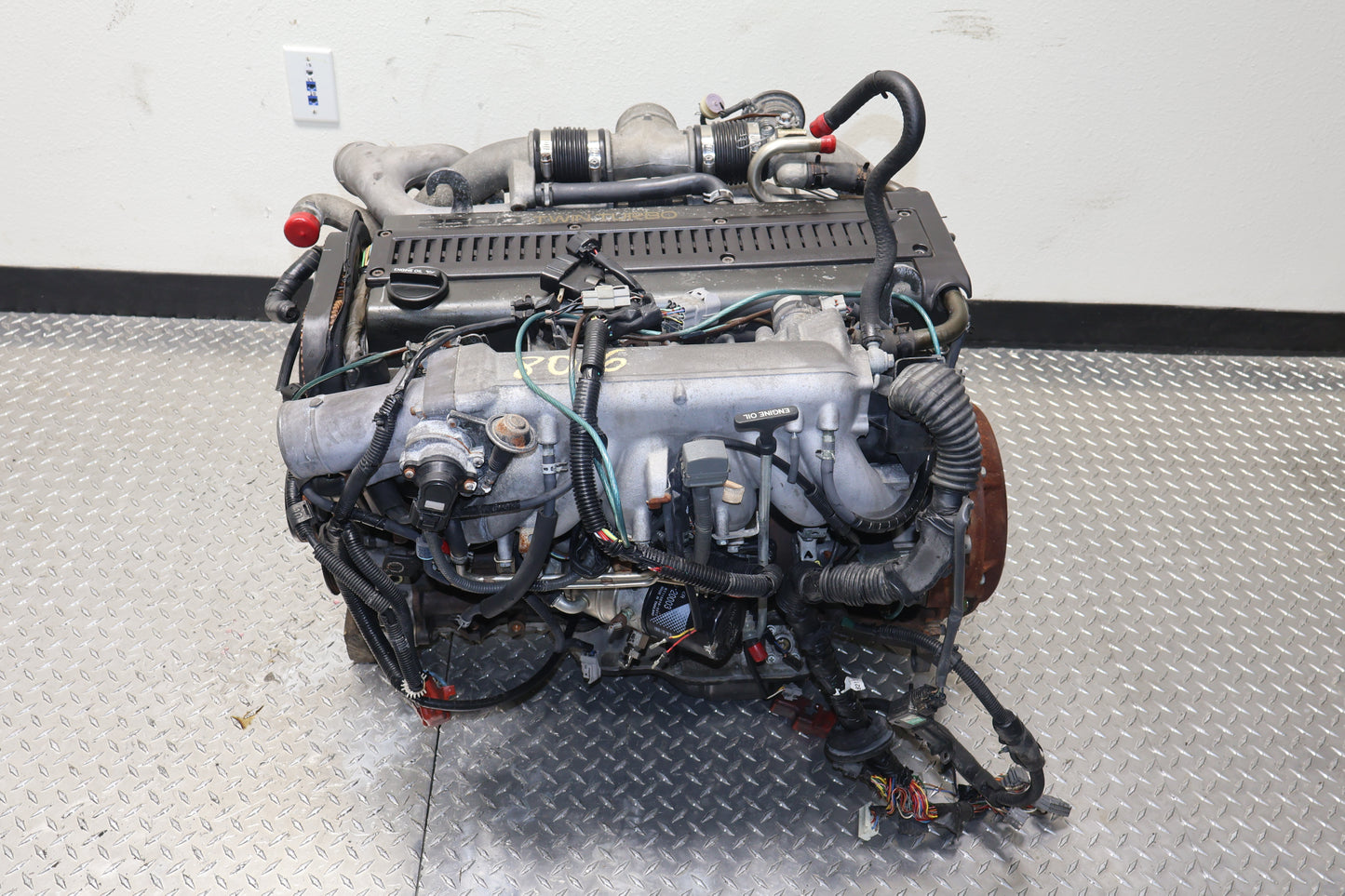 JDM Toyota 1JZ-GTE Non-VVTi Twin Turbo Engine – 2.5L Rear Sump