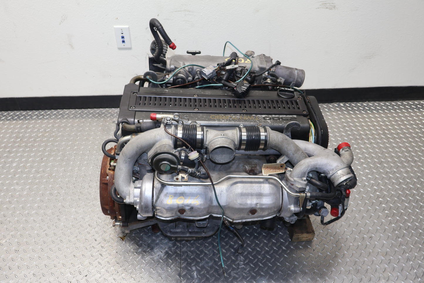 JDM Toyota 1JZ-GTE Non-VVTi Twin Turbo Engine – 2.5L Rear Sump