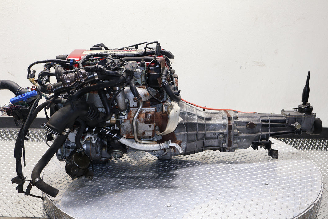 JDM SR20DET S13 Red Top Swap w/ 5-Speed MT & Wiring