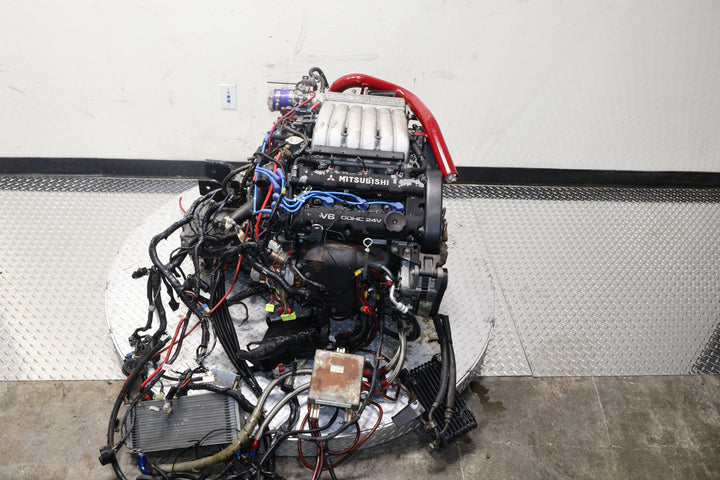 Mitsubishi 3000GT VR4 6G72 Twin Turbo AWD Engine & 5 Speed Manual Transmission JDM