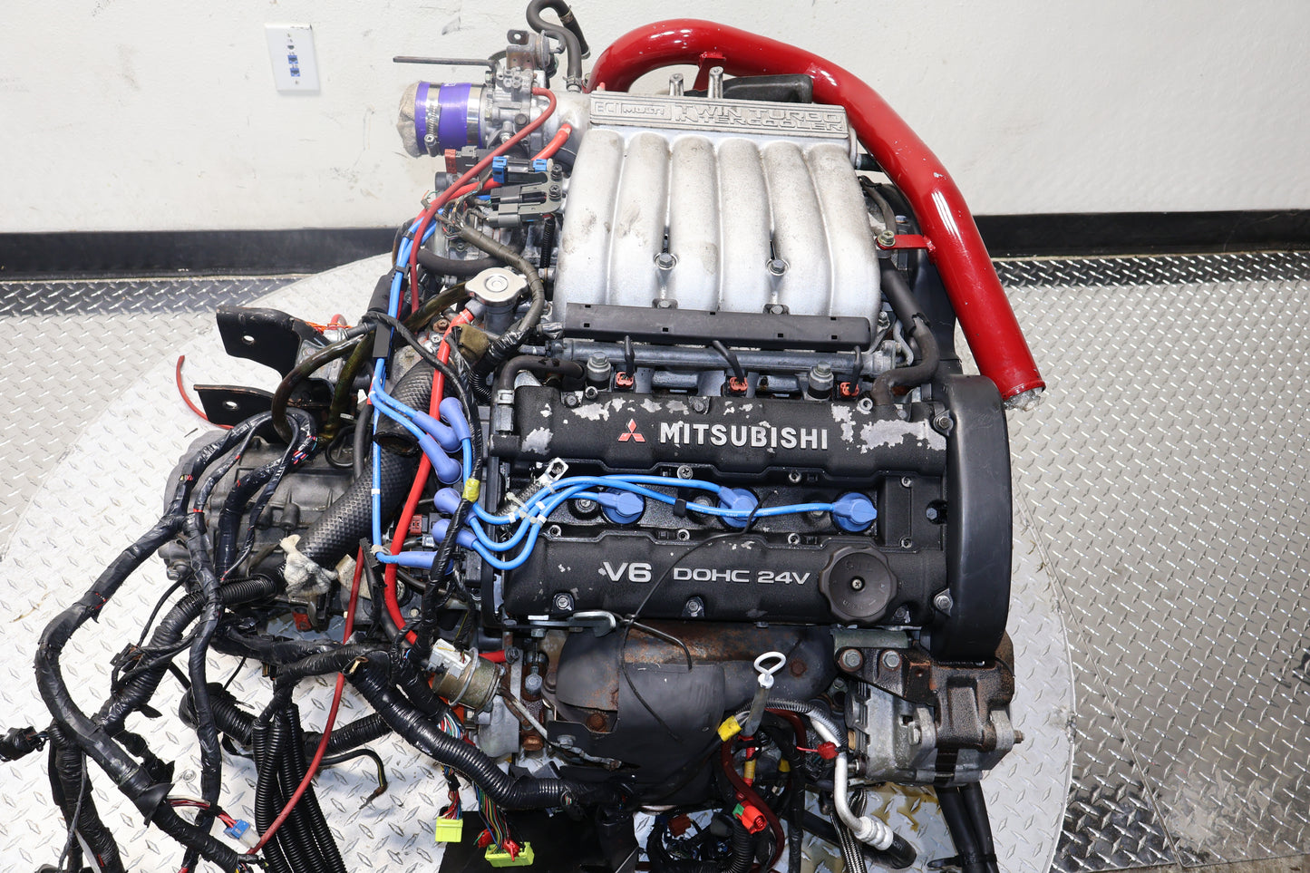 3000GT VR4 6G72 Twin Turbo AWD Engine w/ 5-Speed Trans