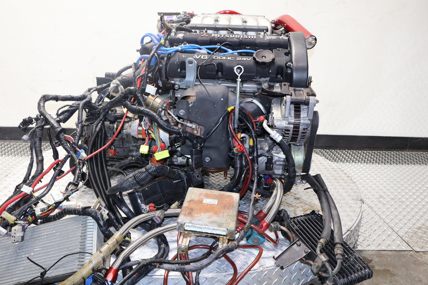 3000GT VR4 6G72 Twin Turbo AWD Engine w/ 5-Speed Trans