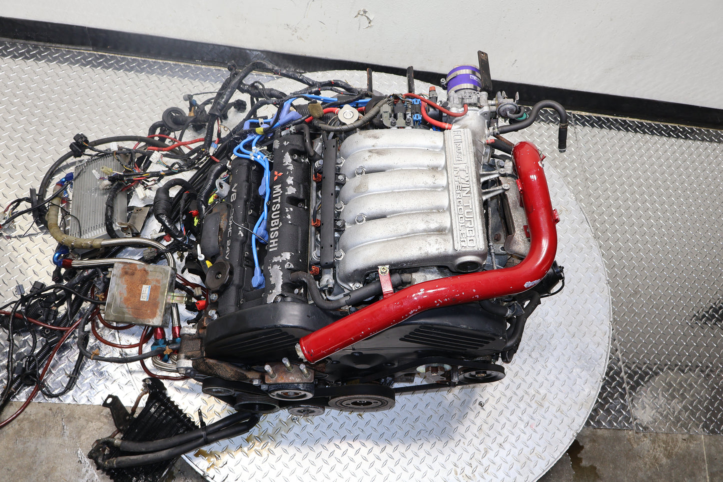 3000GT VR4 6G72 Twin Turbo AWD Engine w/ 5-Speed Trans