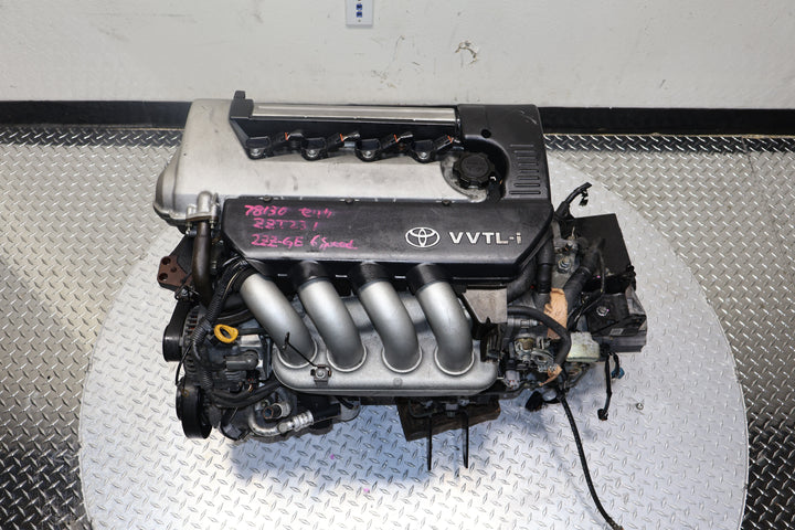 2000 2001 2002 2003 2004 2005 Toyota Corolla XRS 1.8L Engine & 6 Speed Manual Transmission Swap JDM 2ZZ-GE VVTL-i