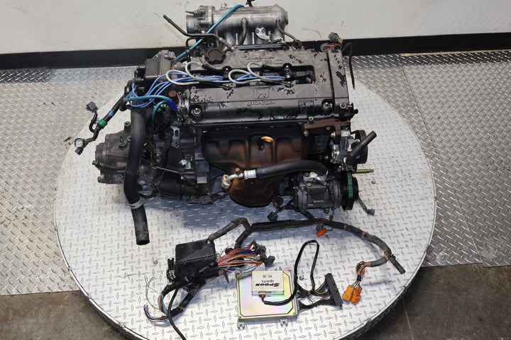 Honda B16A OBD1 1.6L DOHC VTEC Engine & 5 Speed Manual Transmission Complete Swap JDM w/ ECU