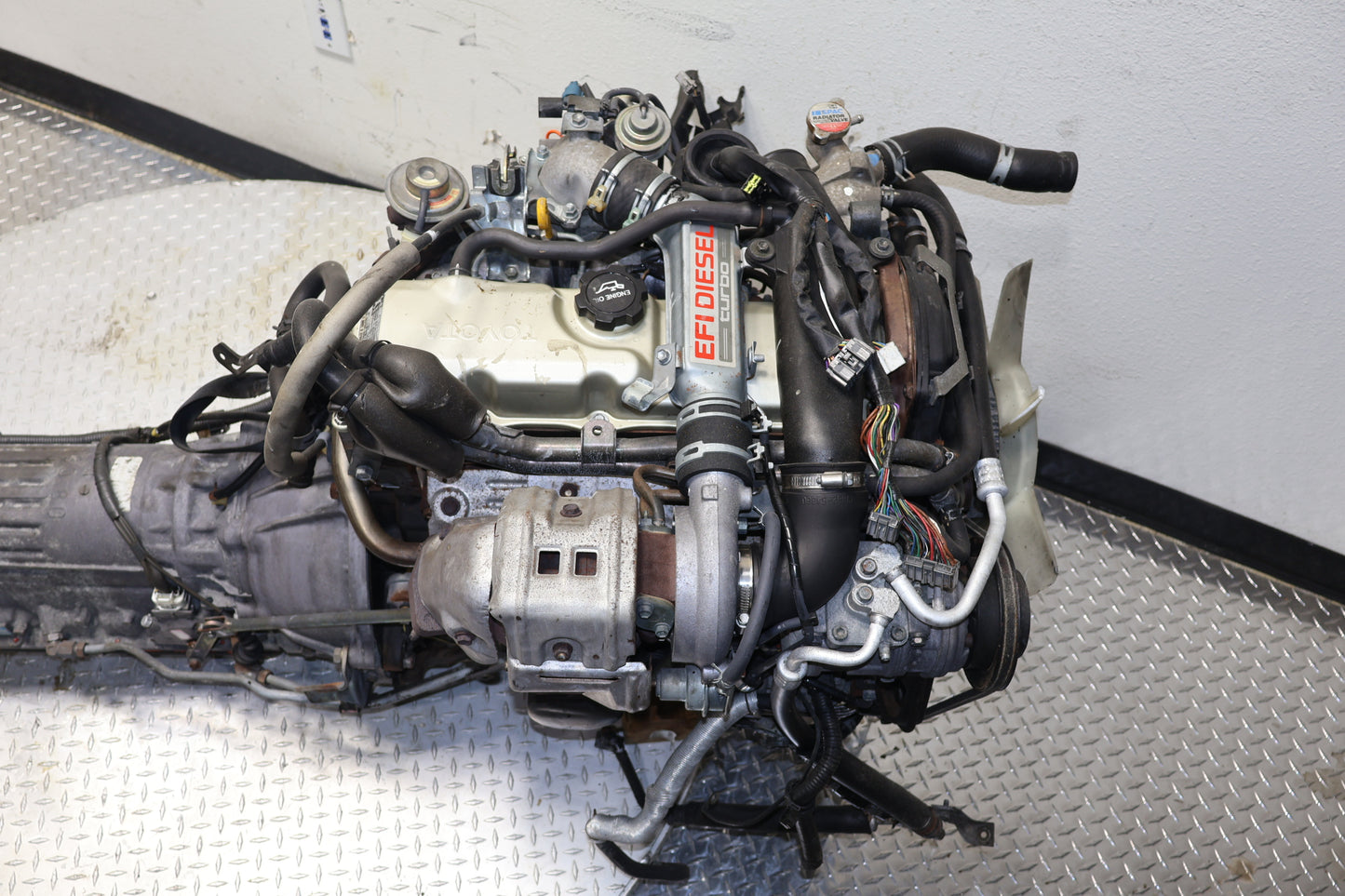 Toyota 4Runner Hilux Prado JDM 2L-TE Motor | 2.4L EFI Turbo Diesel Engine & AWD Transmission