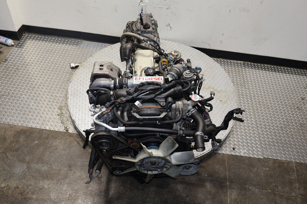 Toyota 4Runner Hilux Prado JDM 2L-TE Motor | 2.4L EFI Turbo Diesel Engine & AWD Transmission