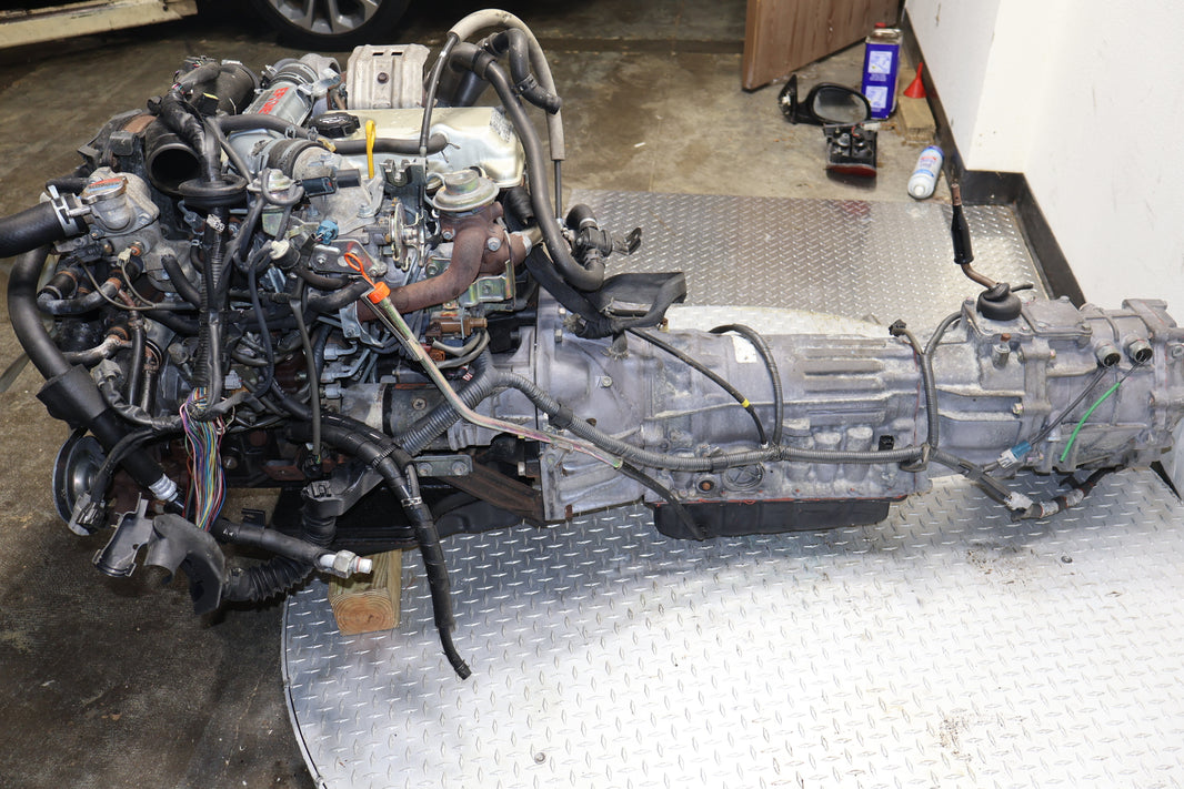 Toyota 4Runner Hilux Prado JDM 2L-TE Motor | 2.4L EFI Turbo Diesel Engine & AWD Transmission