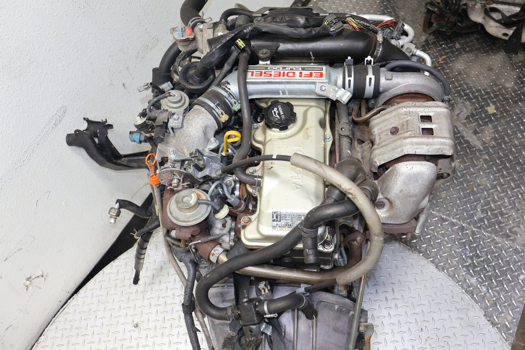 Toyota 4Runner Hilux Prado JDM 2L-TE Motor | 2.4L EFI Turbo Diesel Engine & AWD Transmission
