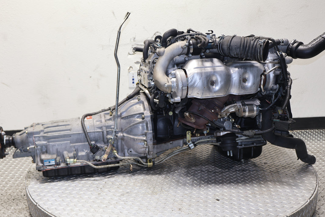 2JZ-GTE VVTi JDM Engine 3.0L I6 Twin Turbo Aristo IS300 Motor w/ AT Harness ECU