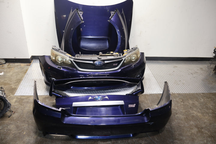 2008 2009 2010 2011 2012 2013 2014 Subaru Impreza WRX STi Sedan GVB GVF JDM Complete Front End & Rear Assembly