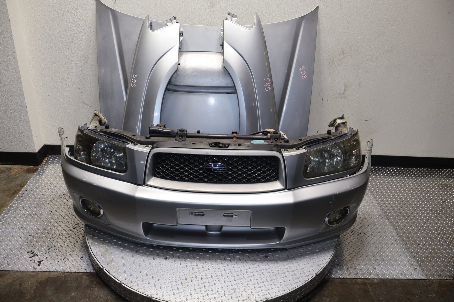 2003-2005 Subaru Forester XT SG5 Complete JDM Front End Nose Cut Assembly