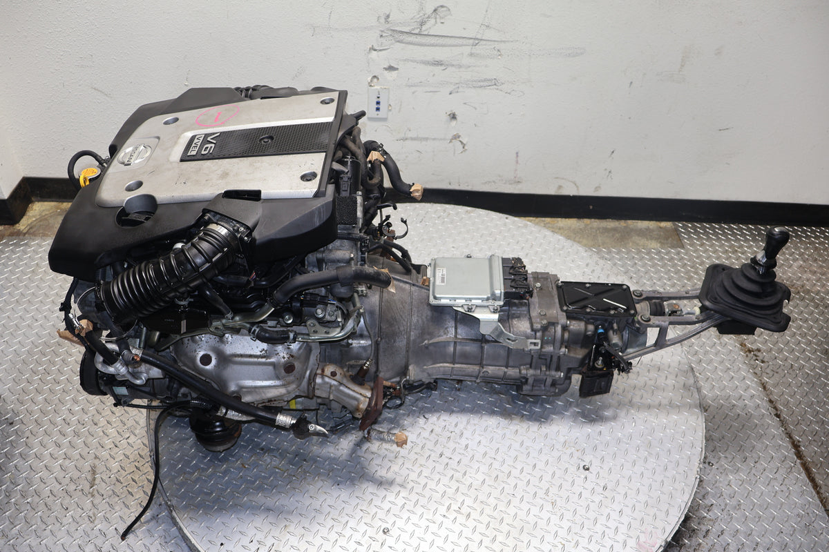 2009 - 2013 Nissan 370Z 3.7L V6 DOHC VVEL JDM VQ37VHR Engine w/ 6 Speed Manual RWD Transmission JK41