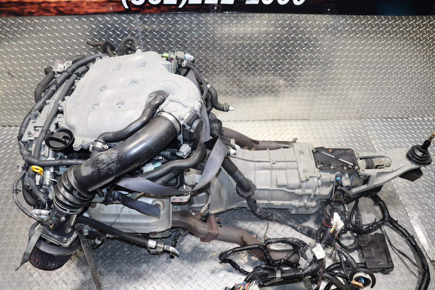 JDM VQ35DE 03-05 NISSAN 350Z ENGINE W/ 6 SPEED TRANSMISSION INFINITI G35 3.5L WIRING ECU